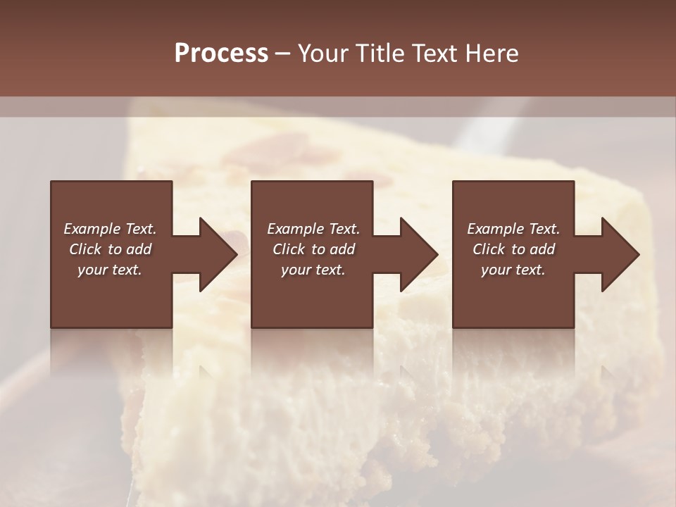 Closeup Wood Pie PowerPoint Template
