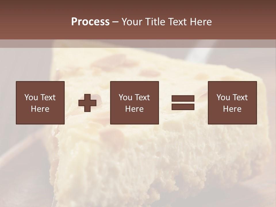 Closeup Wood Pie PowerPoint Template