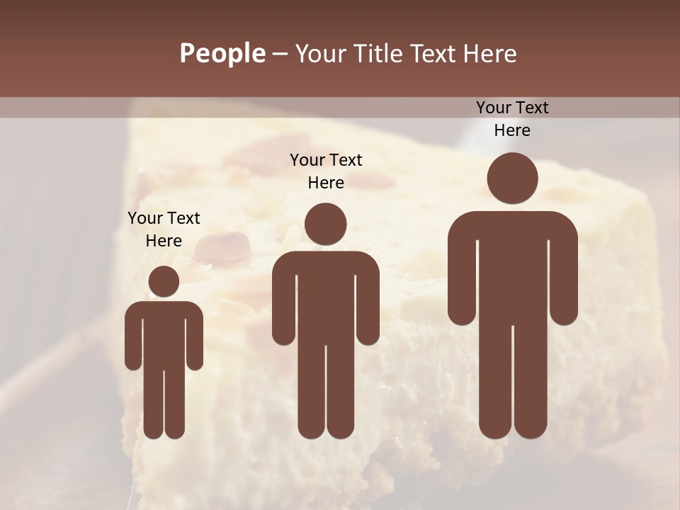 Closeup Wood Pie PowerPoint Template