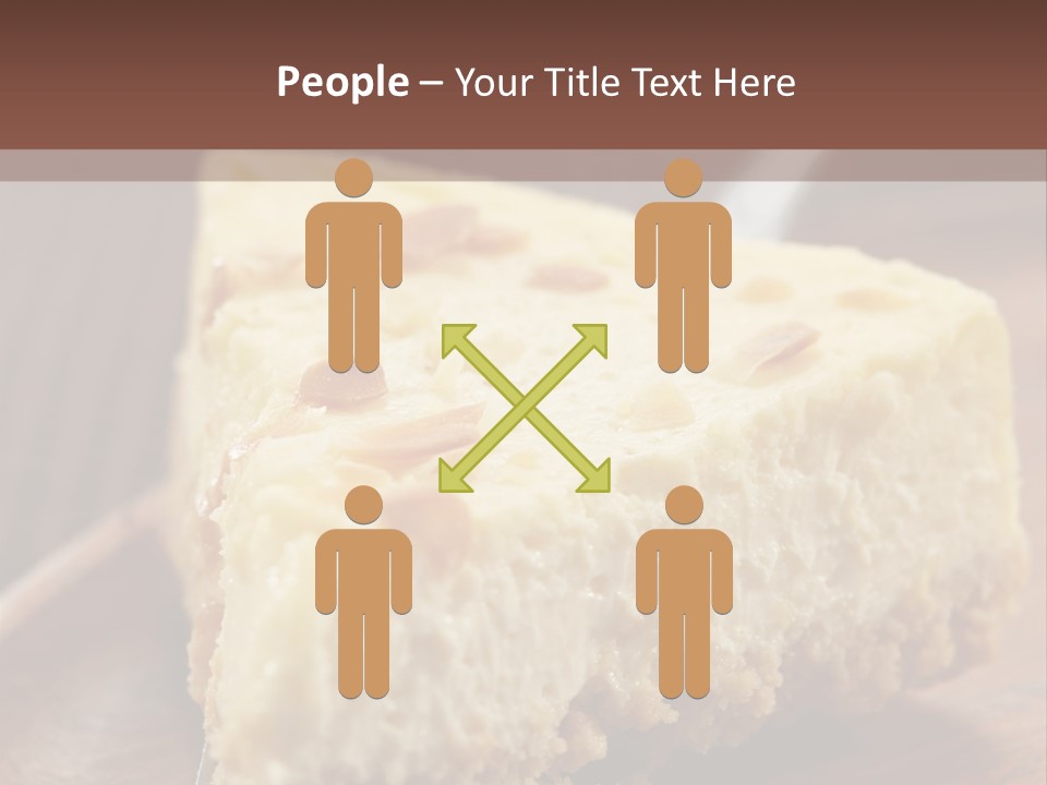 Closeup Wood Pie PowerPoint Template
