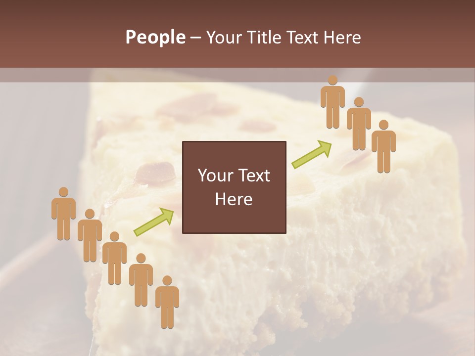 Closeup Wood Pie PowerPoint Template