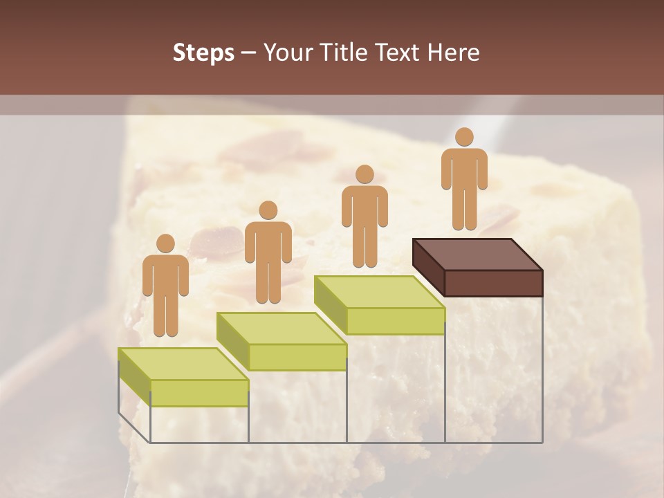 Closeup Wood Pie PowerPoint Template