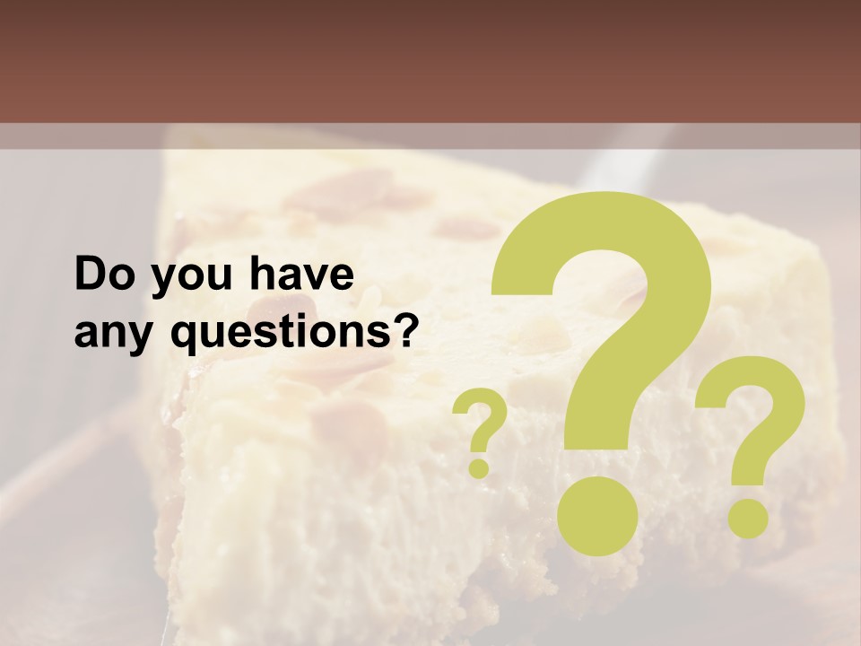 Closeup Wood Pie PowerPoint Template