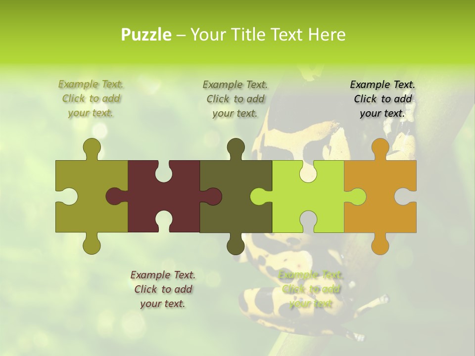 Ecology Reptile Poison PowerPoint Template