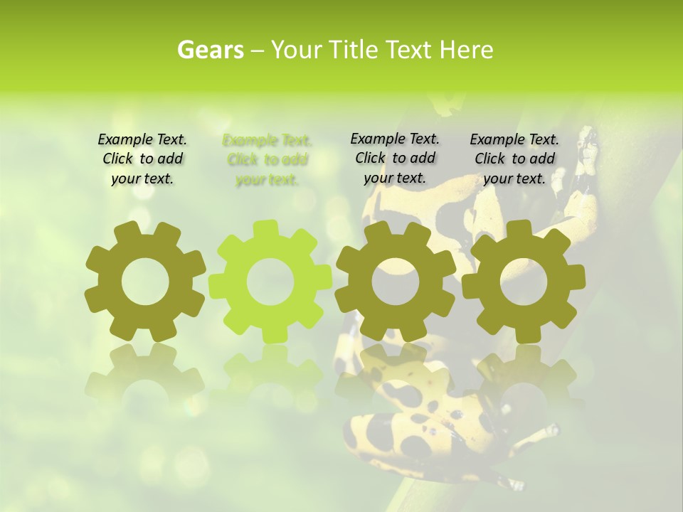 Ecology Reptile Poison PowerPoint Template