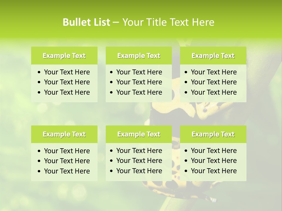 Ecology Reptile Poison PowerPoint Template