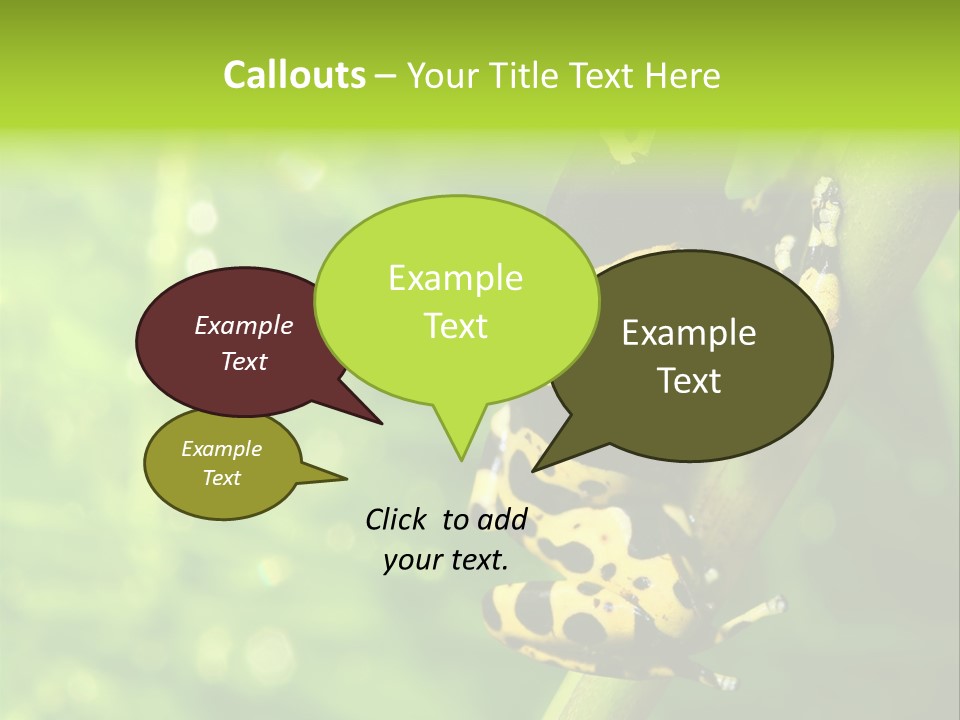 Ecology Reptile Poison PowerPoint Template