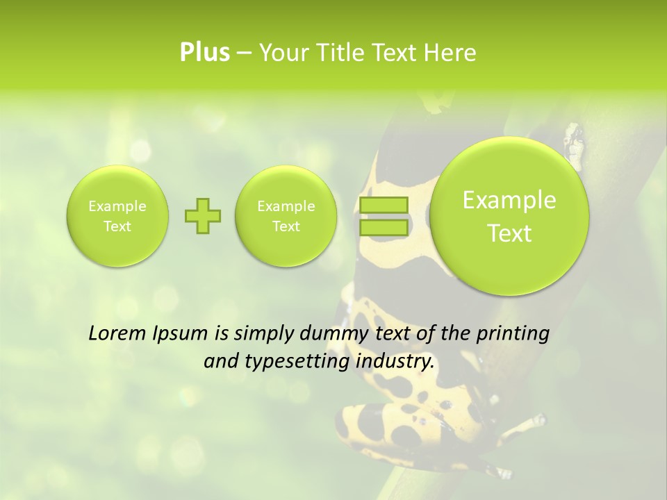 Ecology Reptile Poison PowerPoint Template