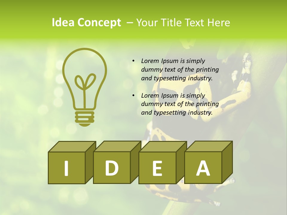 Ecology Reptile Poison PowerPoint Template