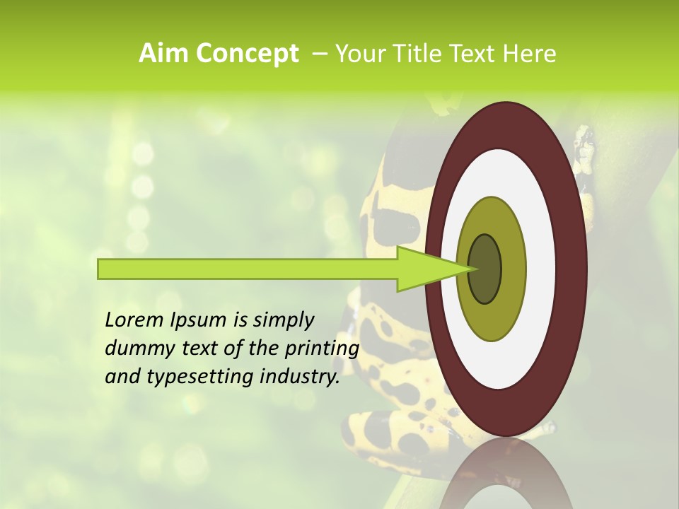 Ecology Reptile Poison PowerPoint Template