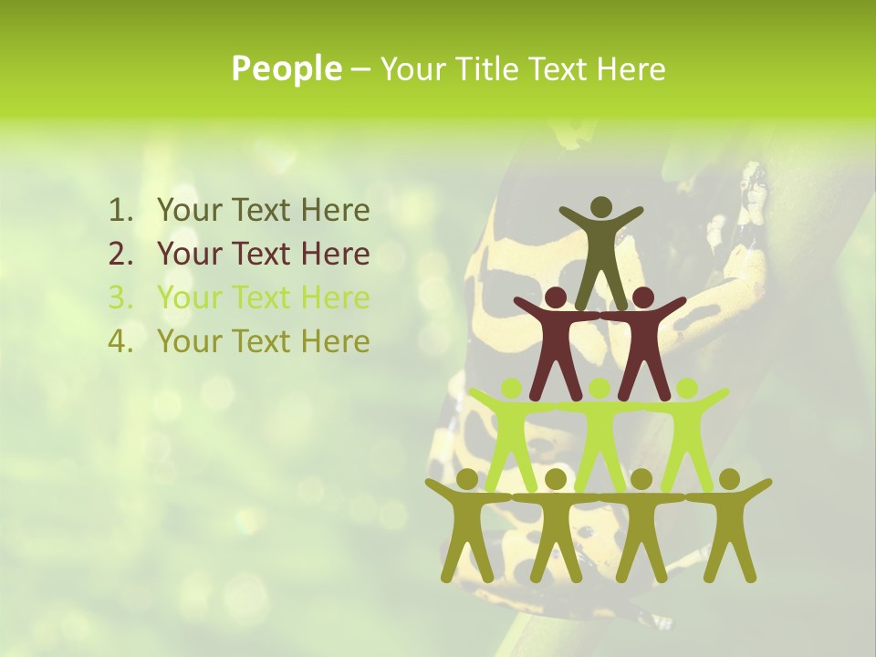 Ecology Reptile Poison PowerPoint Template