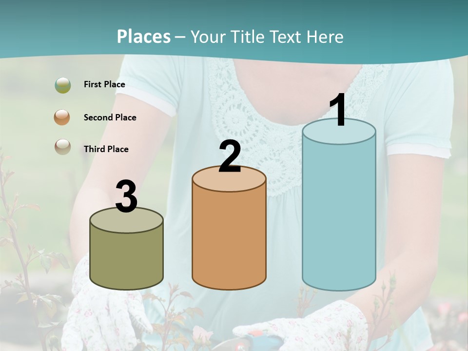 Female People Smiling PowerPoint Template