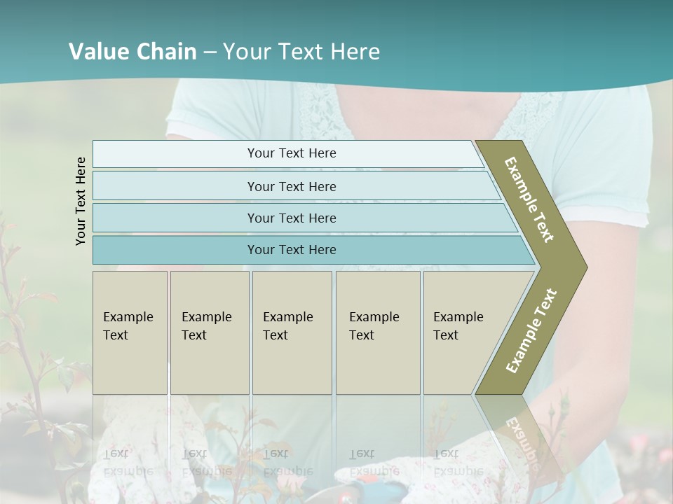 Female People Smiling PowerPoint Template