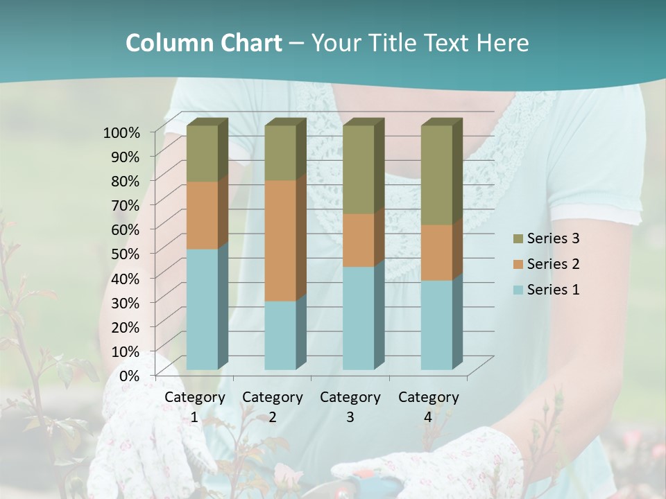 Female People Smiling PowerPoint Template