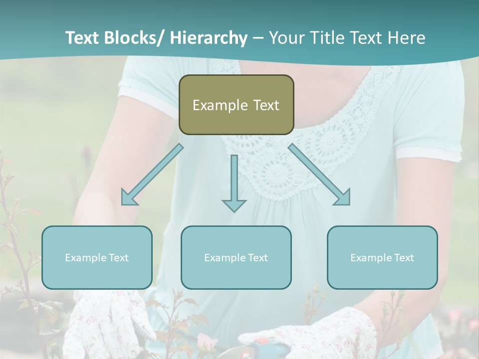 Female People Smiling PowerPoint Template