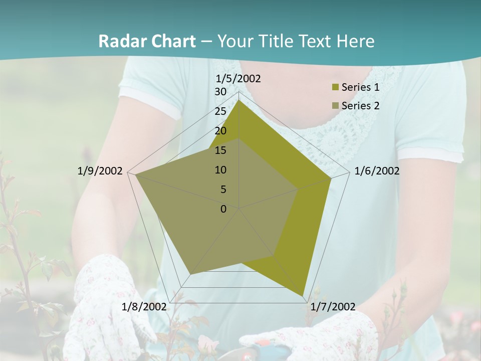 Female People Smiling PowerPoint Template