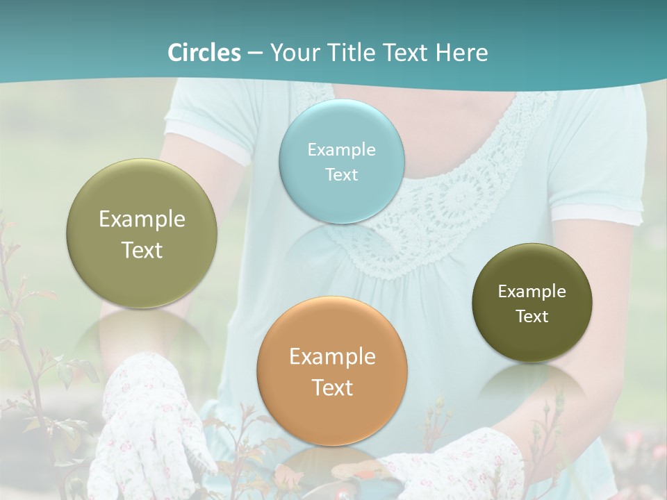 Female People Smiling PowerPoint Template