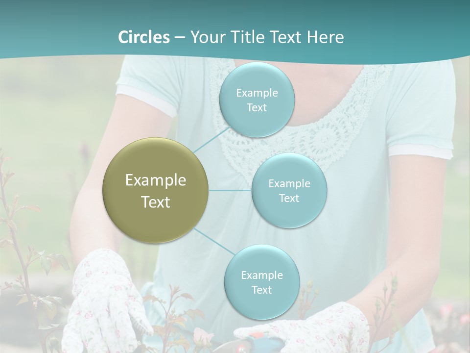 Female People Smiling PowerPoint Template