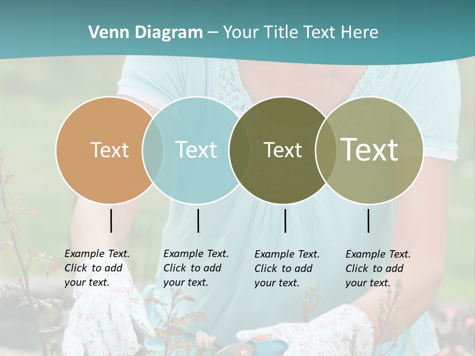 Female People Smiling PowerPoint Template
