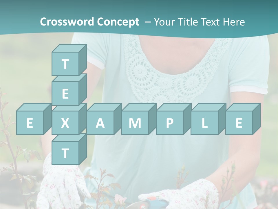 Female People Smiling PowerPoint Template