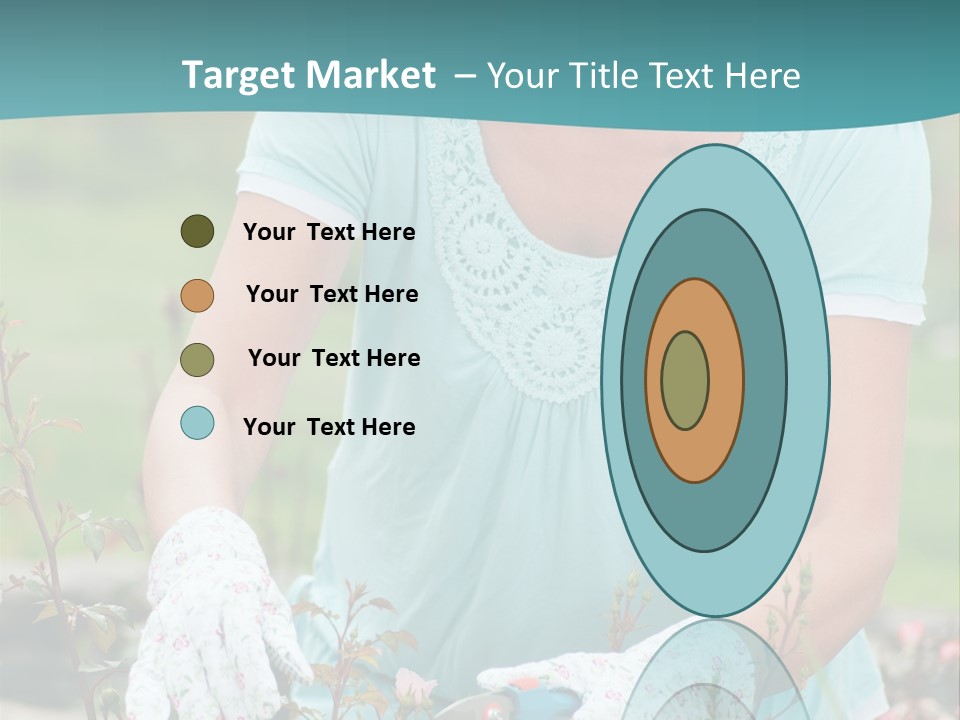 Female People Smiling PowerPoint Template