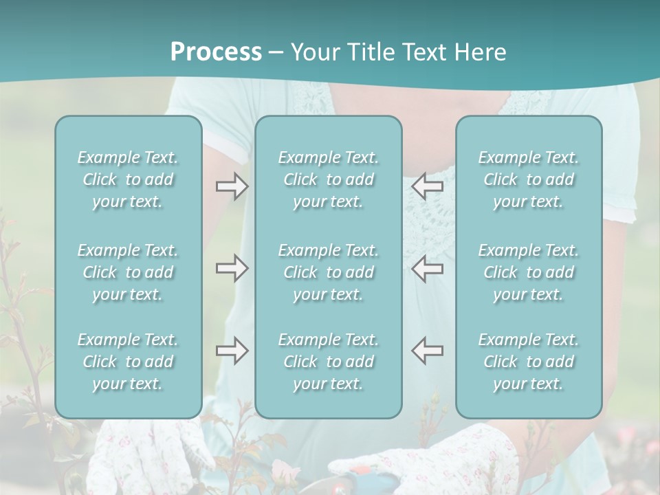 Female People Smiling PowerPoint Template