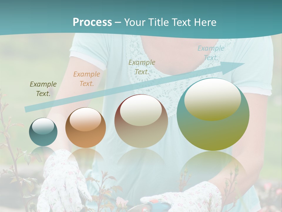 Female People Smiling PowerPoint Template