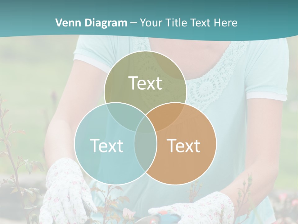 Female People Smiling PowerPoint Template