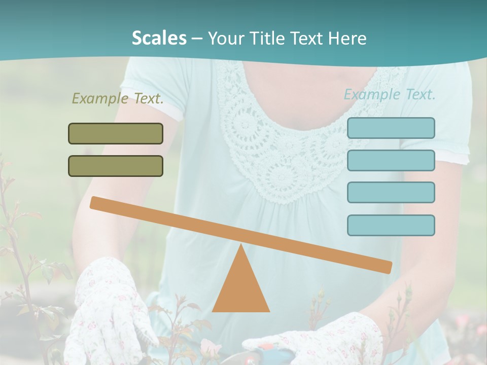 Female People Smiling PowerPoint Template