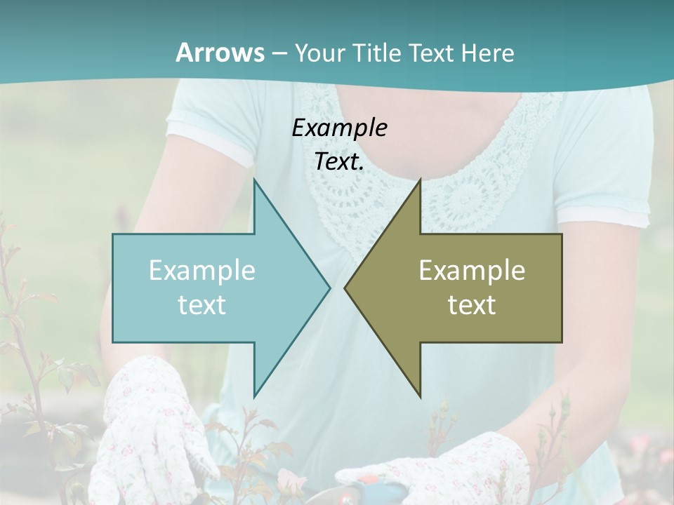 Female People Smiling PowerPoint Template