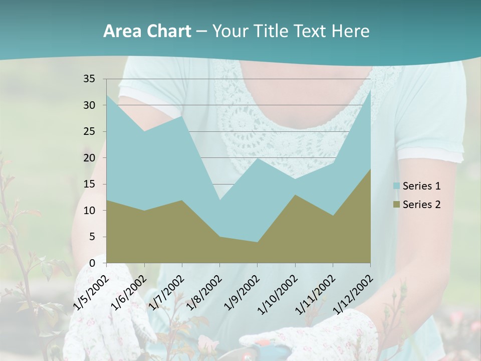 Female People Smiling PowerPoint Template