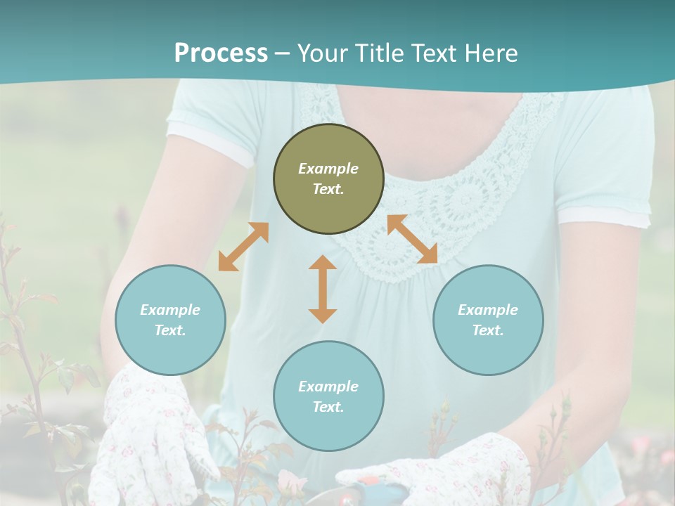 Female People Smiling PowerPoint Template