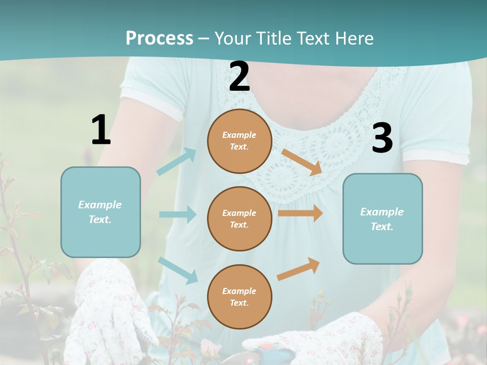 Female People Smiling PowerPoint Template