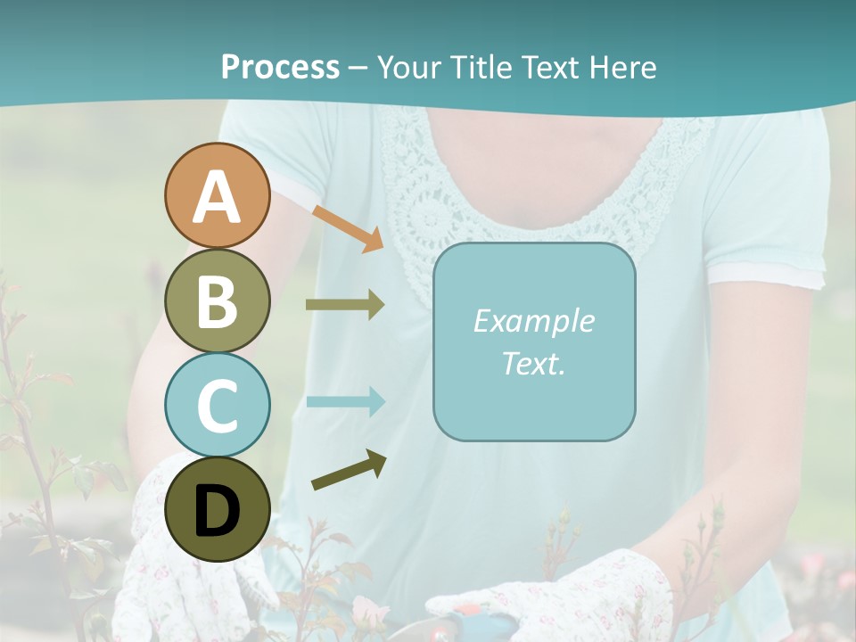 Female People Smiling PowerPoint Template