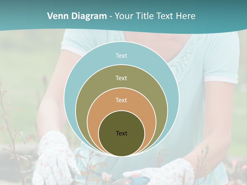 Female People Smiling PowerPoint Template