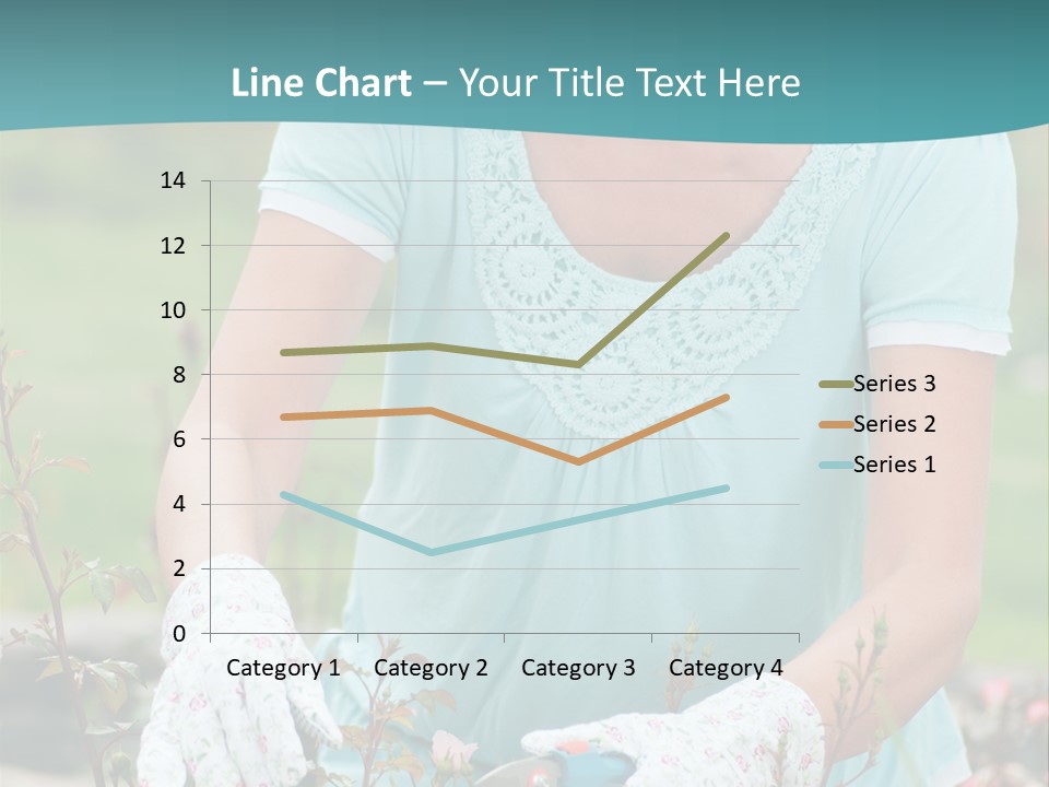 Female People Smiling PowerPoint Template