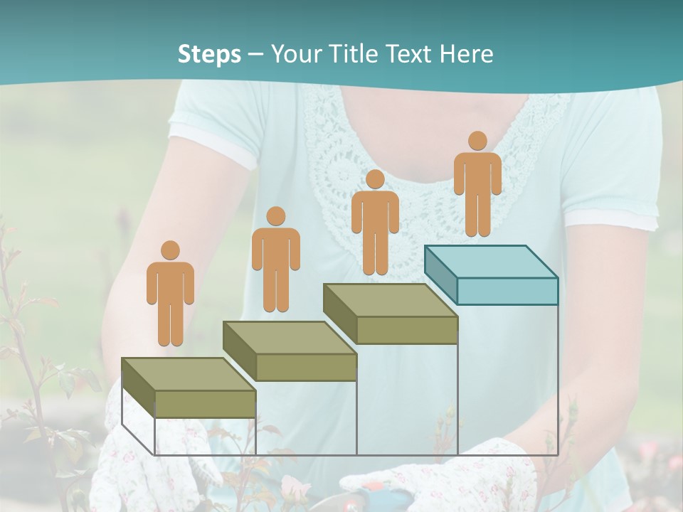 Female People Smiling PowerPoint Template