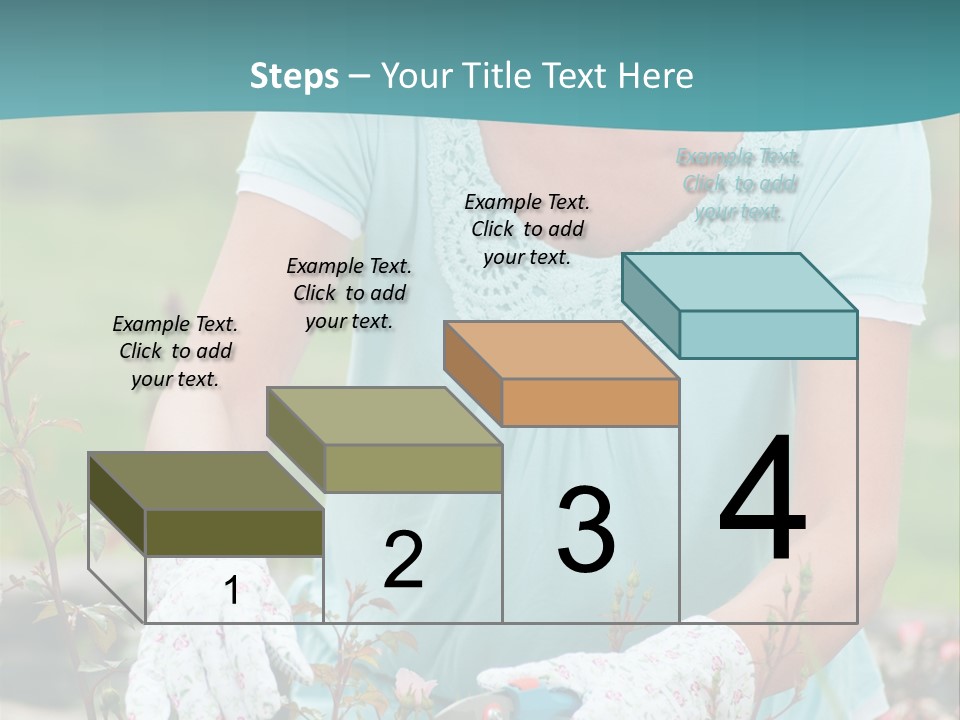 Female People Smiling PowerPoint Template