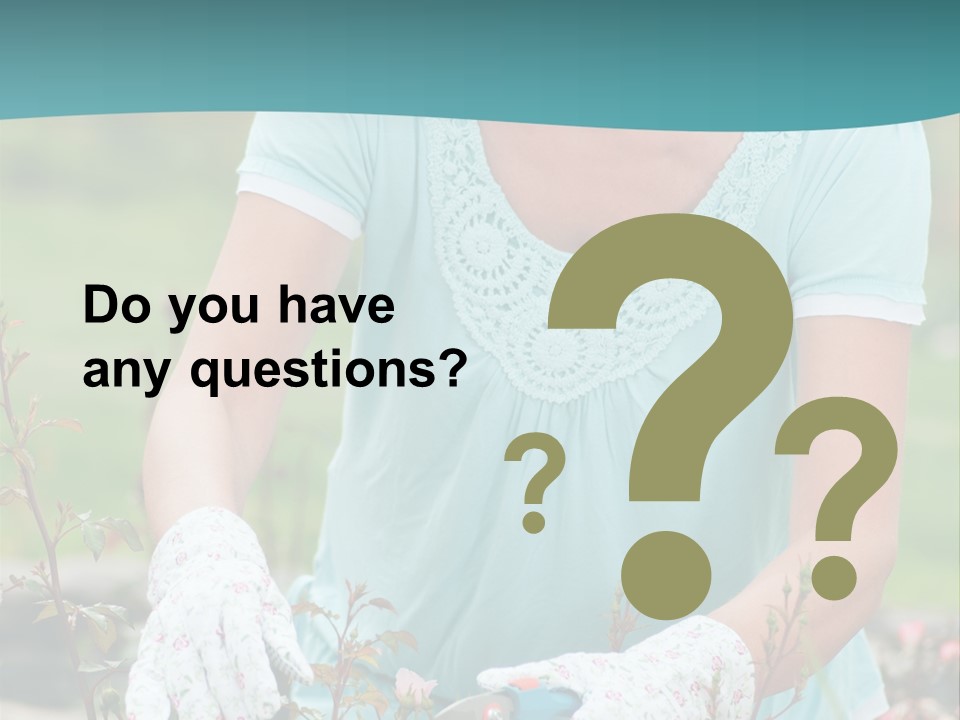 Female People Smiling PowerPoint Template