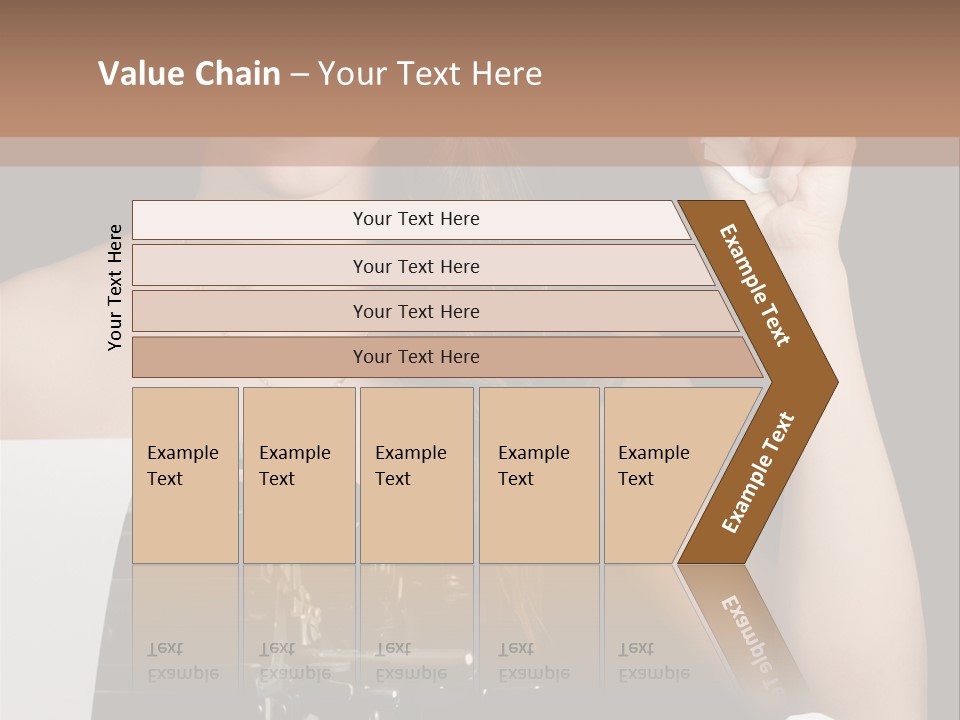 Writer  Girl PowerPoint Template