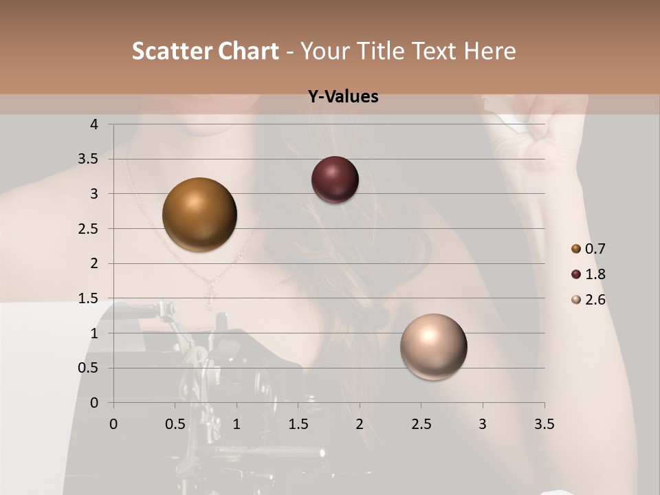 Writer  Girl PowerPoint Template