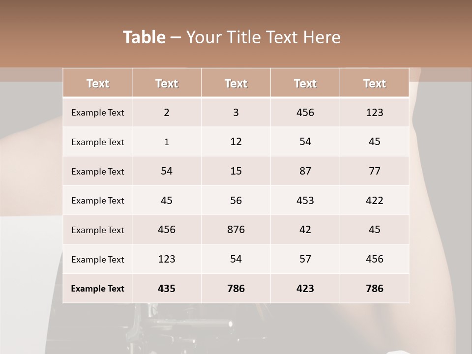 Writer  Girl PowerPoint Template