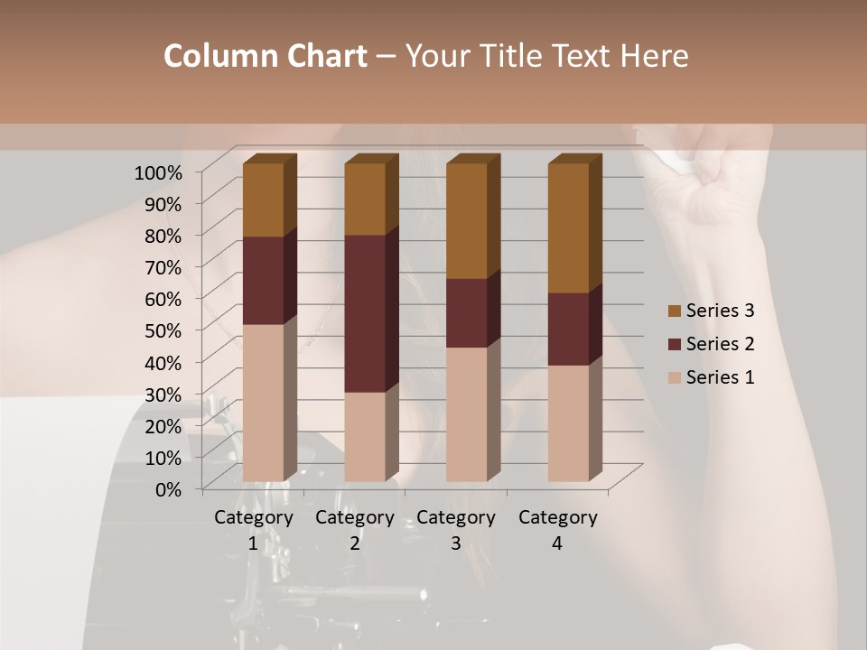 Writer  Girl PowerPoint Template