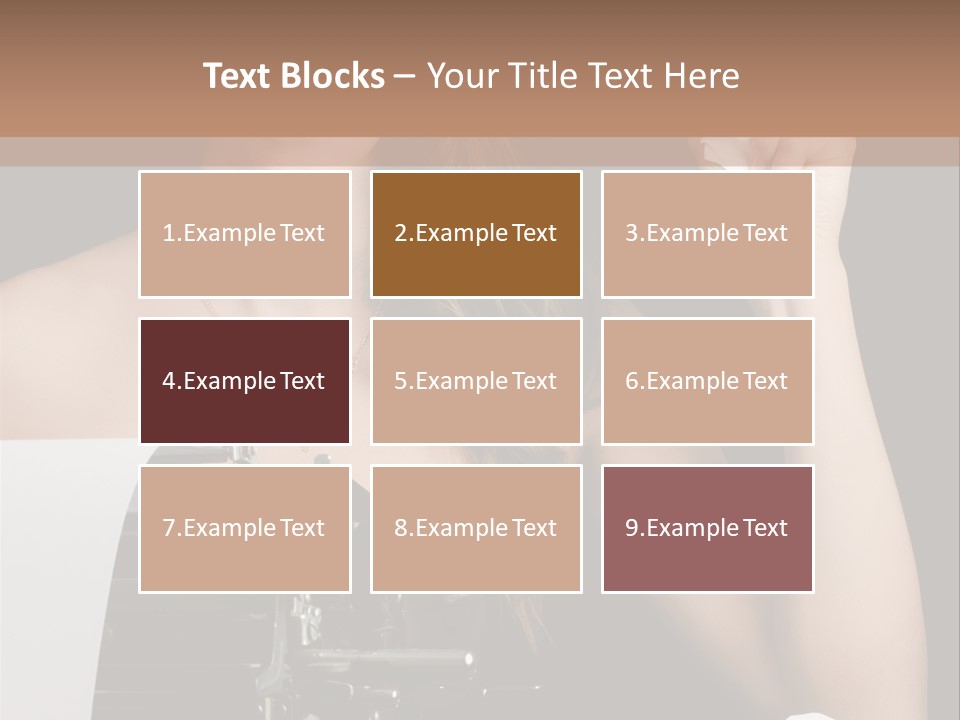 Writer  Girl PowerPoint Template