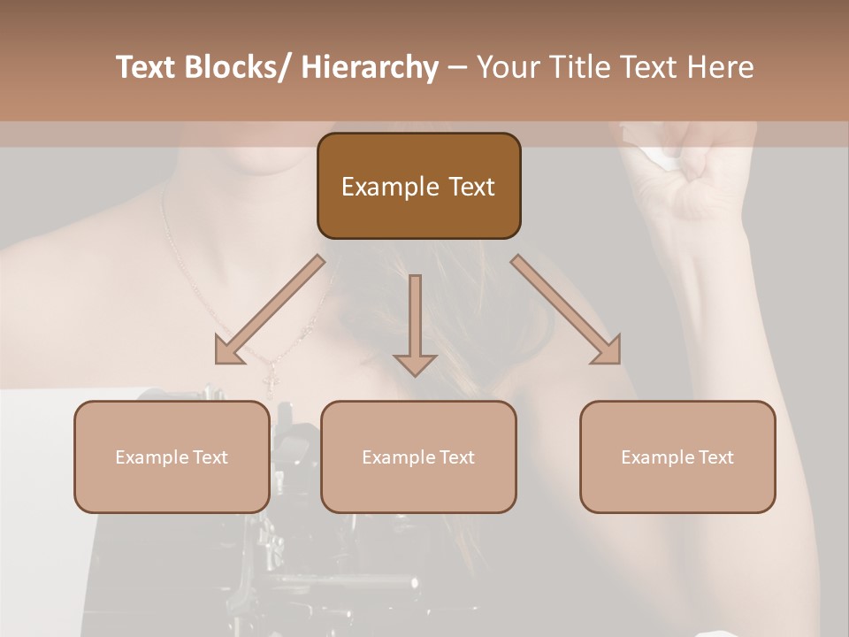 Writer  Girl PowerPoint Template