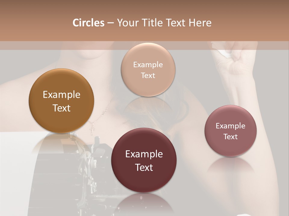 Writer  Girl PowerPoint Template