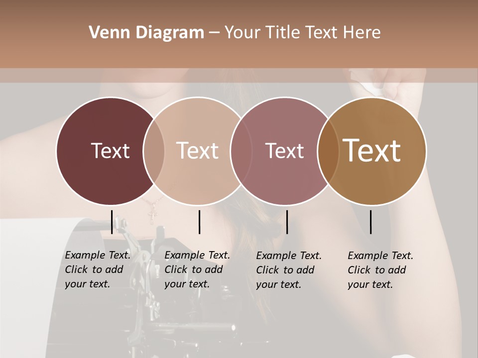 Writer  Girl PowerPoint Template