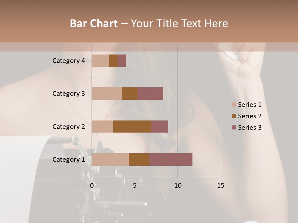 Writer  Girl PowerPoint Template