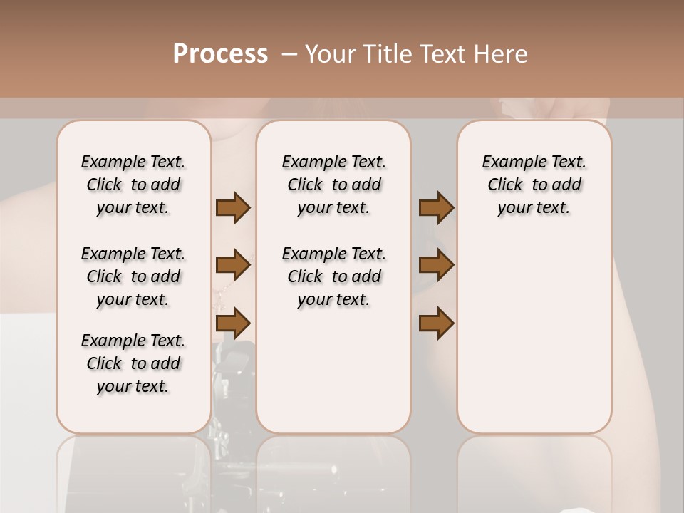 Writer  Girl PowerPoint Template