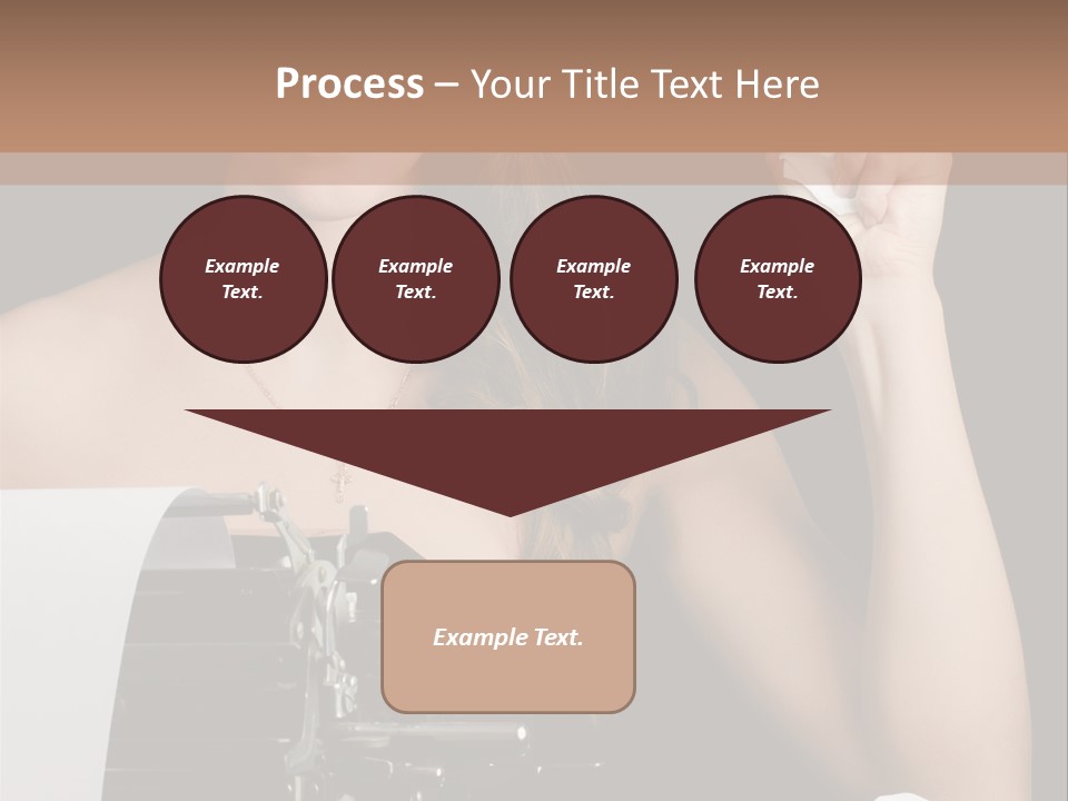 Writer  Girl PowerPoint Template